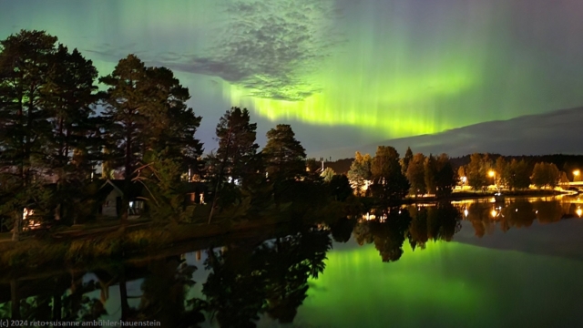 polarlichter ueber vansbro