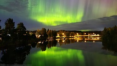 polarlichter ueber vansbro