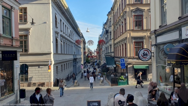 drottninggatan im zentrum von stockholm