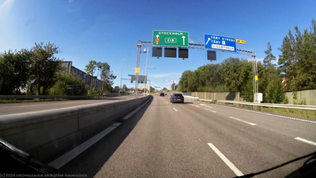 E18 richtung stockholm