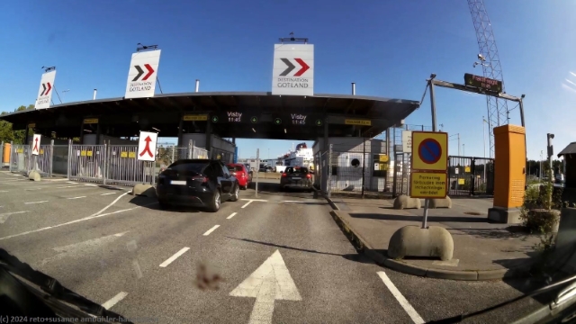 check-in im hafen von nynaeshamn