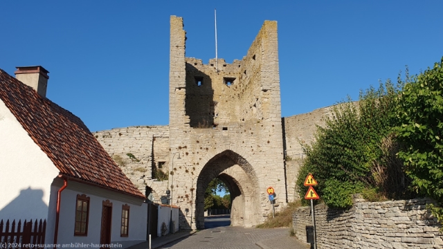 norderport in der ringmuren um visby