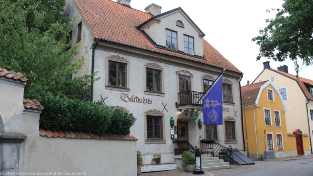 vaerdshus an der strandgatan in der altstadt von visby