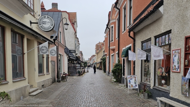 adelsgatan in der altstadt von visby