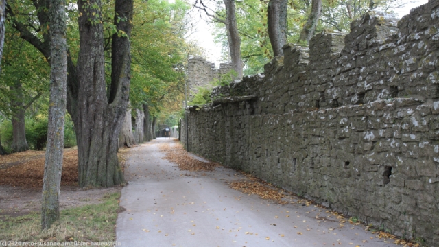 strandmur zwischen kueste und altstadt von visby