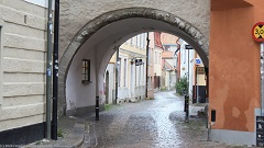 sankt hansgatan in der altstadt von visby