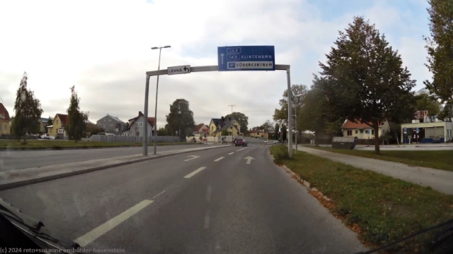 strasse 140 durch das zentrum von visby