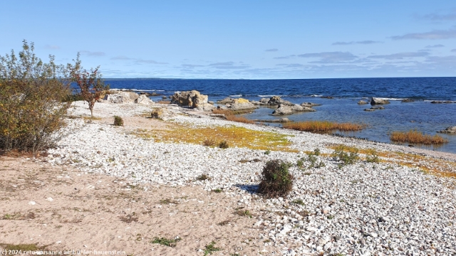kueste bei ljugarn im osten von gotland