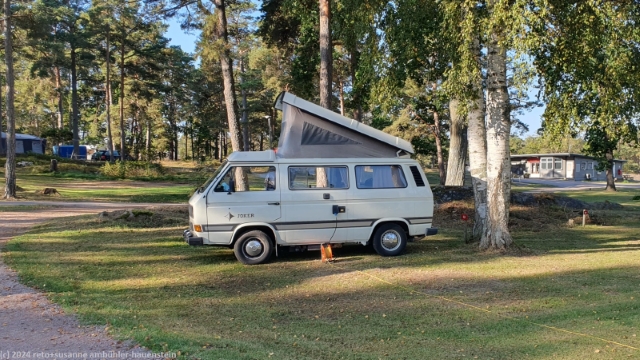unser jogi auf dem first camp gunnarsoe bei oskarshamn