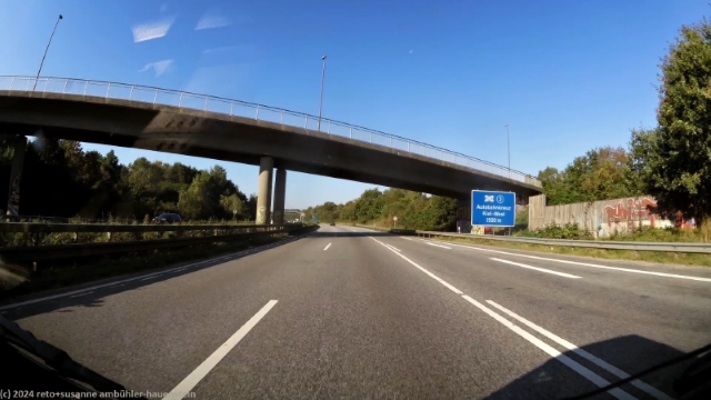 autobahnkreuz kiel-west im verlauf der A215