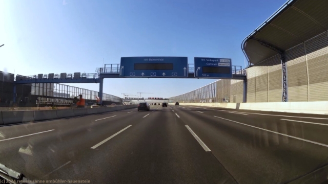 noch freie fahrt auf der A7 kurz vor hamburg