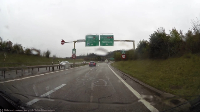 autobahnkreuz winterthur nord im verlauf der A4