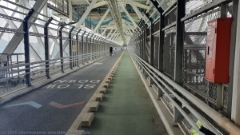 untere ebene der innoshima ohashi bridge zwischen den inseln mukaishima und innoshima im verlauf des setouchi shimanami kaido
