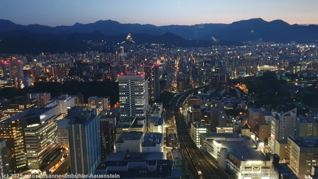 aussicht vom T38 im JR tower auf sapporo
