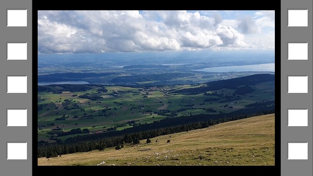 rundsicht vom gipfel des chasseral (film)