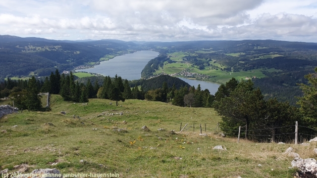 blick vom dent de vaulion richtung lac de joux