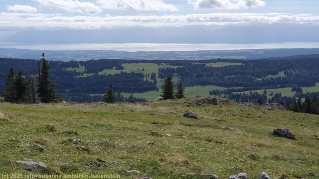 blick vom dent de vaulion richtung genfersee