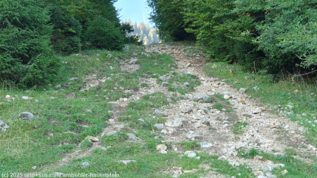 aufstieg richtung le vuarne