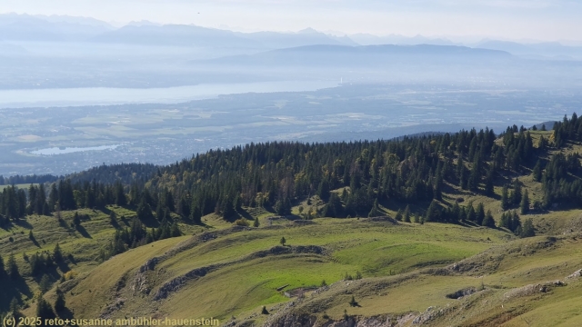 blick vom la dle auf den westlichen genfersee