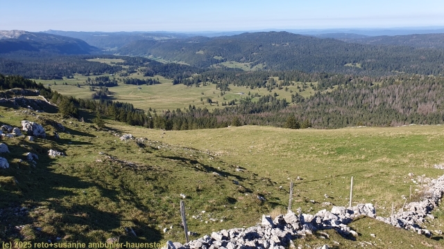 blick vom la dle richtung frankreich