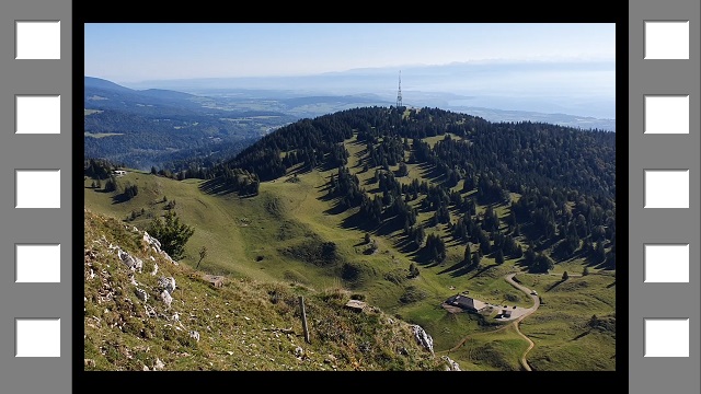 aussicht vom la dole richtung osten bis sueden (film)