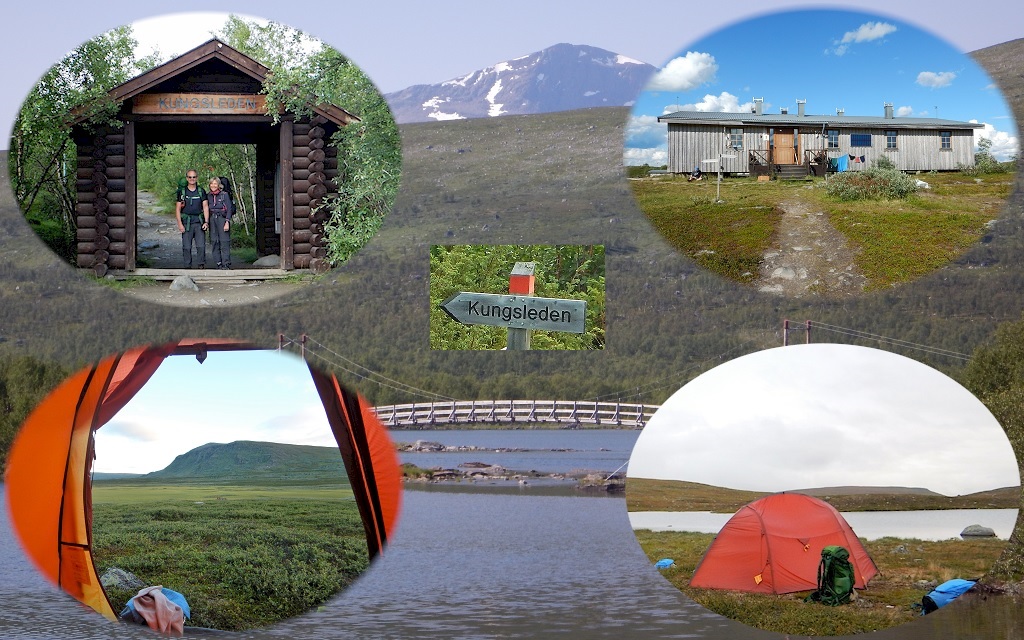 collage noerdlicher kungsleden