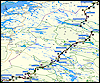 geplante route abisko - hemavan
